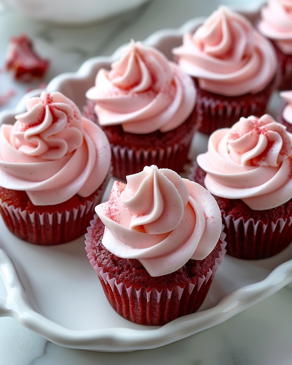 Pink Velvet Cupcakes Recipe