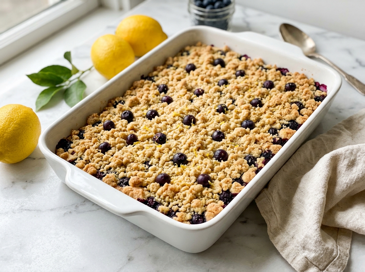 Blueberry Lemon Pie Bars Recipe